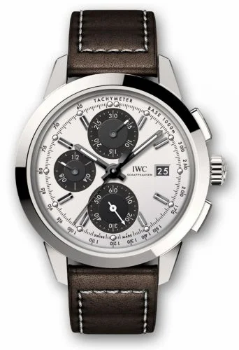 IWC Ingenieur Chronograph Custom Stainless Steel / Silver-Black-Black / Calf IW3808-CE (IW3808CE)